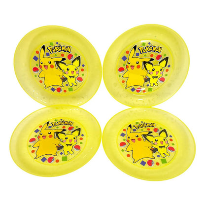 Platos Plásticos Reutilizables Pokemon 4pzas - Louicid