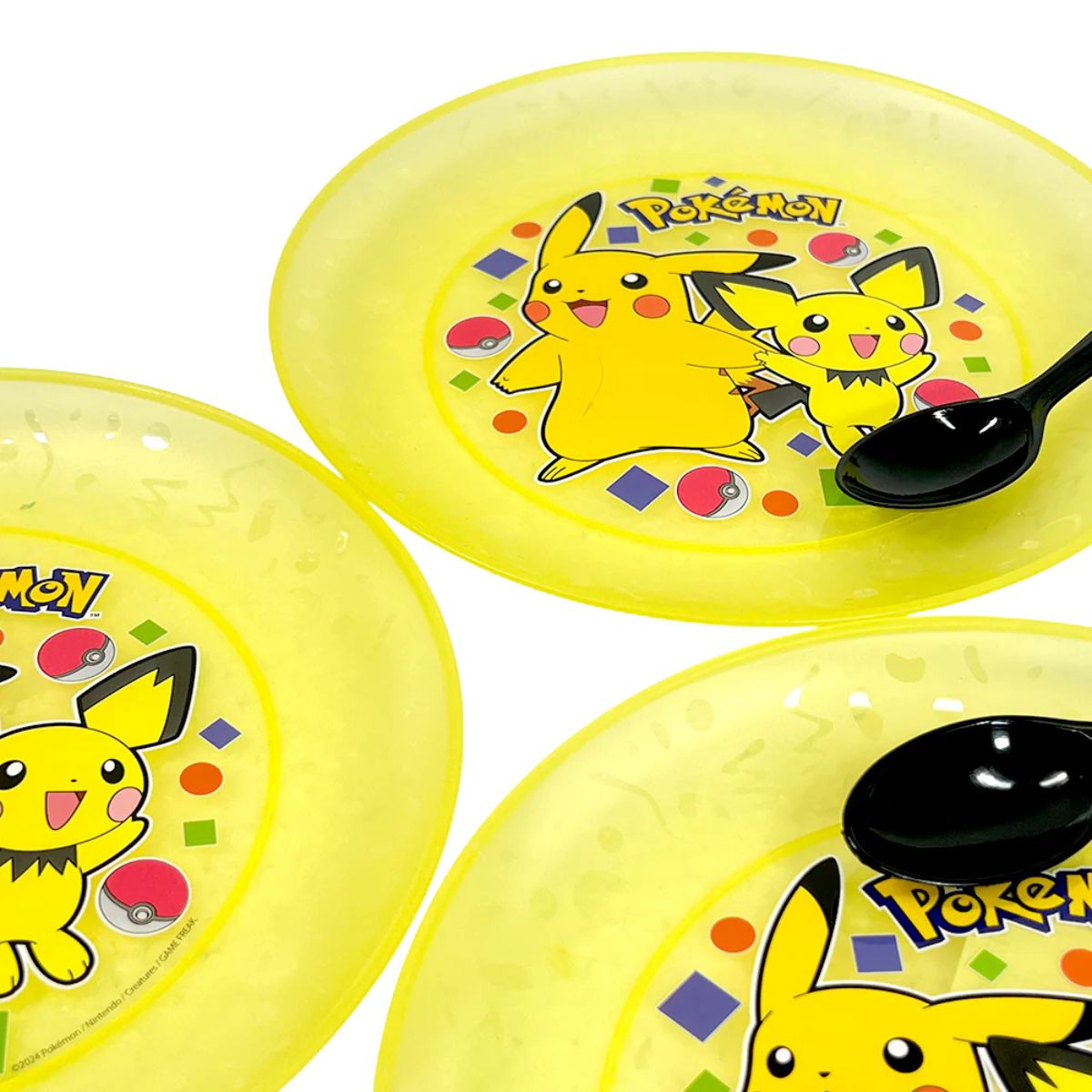 Platos Plásticos Reutilizables Pokemon - Louicid