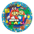 Platos Super Mario Bros 6uds Decoración para Cumpleaños - Louicid