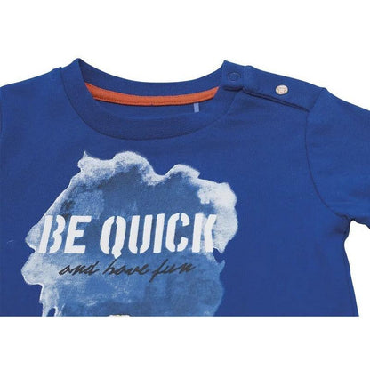 Polera De Bebé Niño Manga Larga Oso Polar Azul - Louicid
