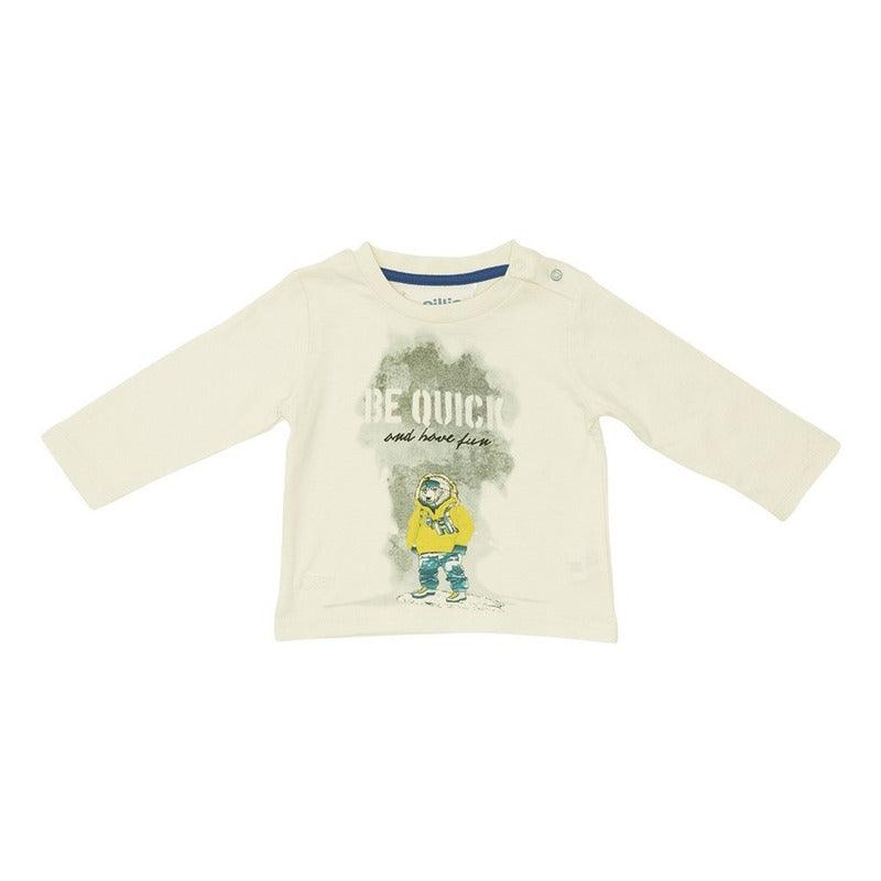 Polera De Bebé Niño Manga Larga Oso Polar - Louicid