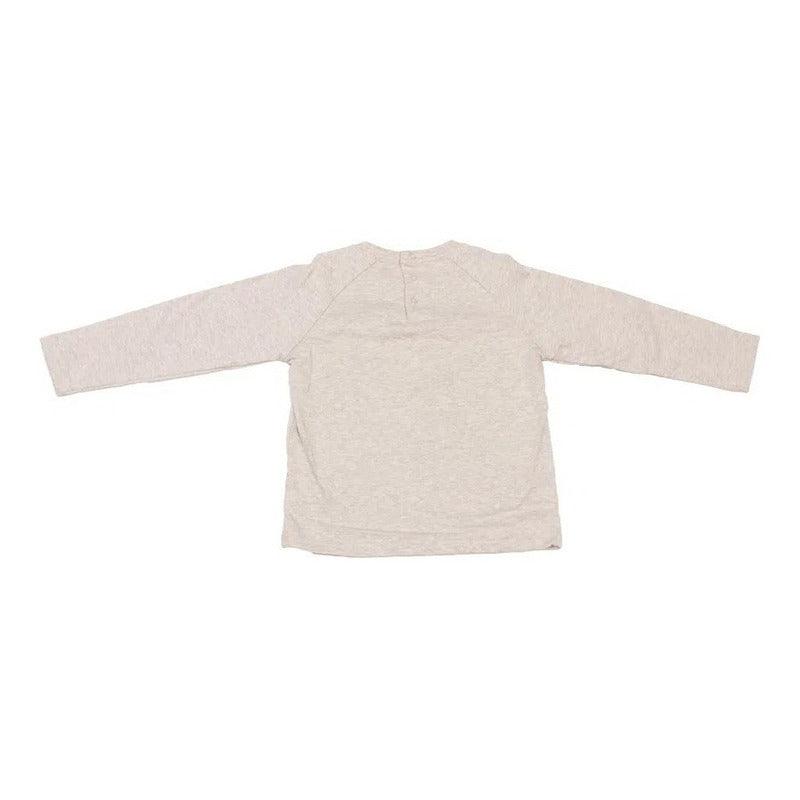 Polera De Bebé Niño Manga Larga Gris - Louicid