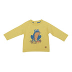Polera Manga Larga Para Bebé Niño Sapito Amarillo - Louicid