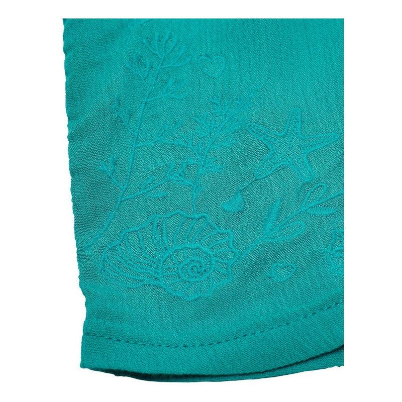 Polera De Niña Sin Manga Con Cinta De Encaje Frontal Costura - Louicid