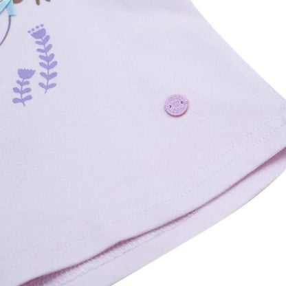 Polera De Bebé Niña Manga Larga Lila - Louicid