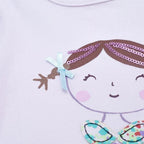 Polera De Bebé Niña Manga Larga Lila - Louicid
