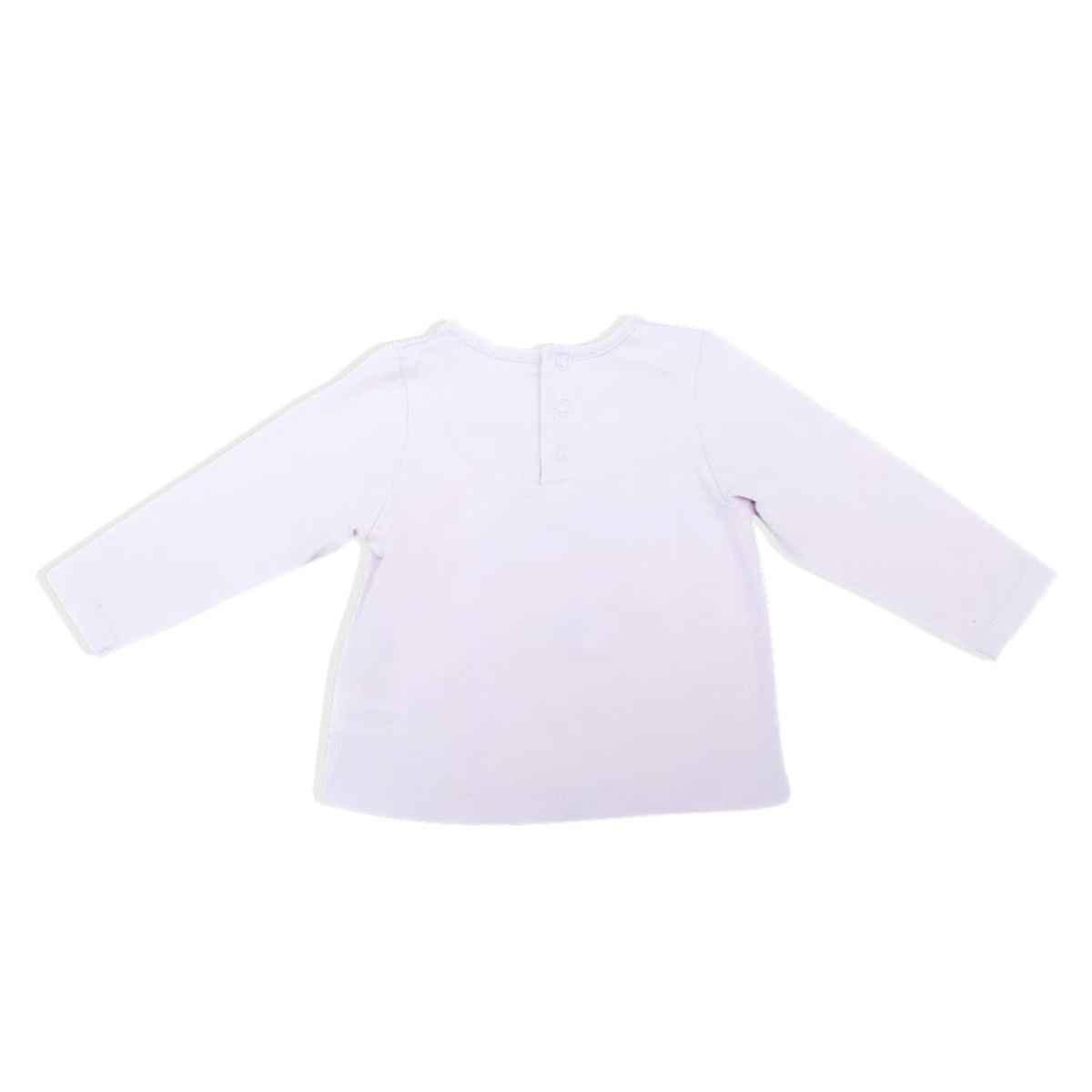 Polera De Bebé Niña Manga Larga Lila - Louicid