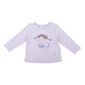 Polera De Bebé Niña Manga Larga Lila - Louicid