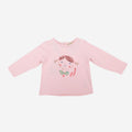 Polera De Bebé Niña Manga Larga Rosado - Louicid