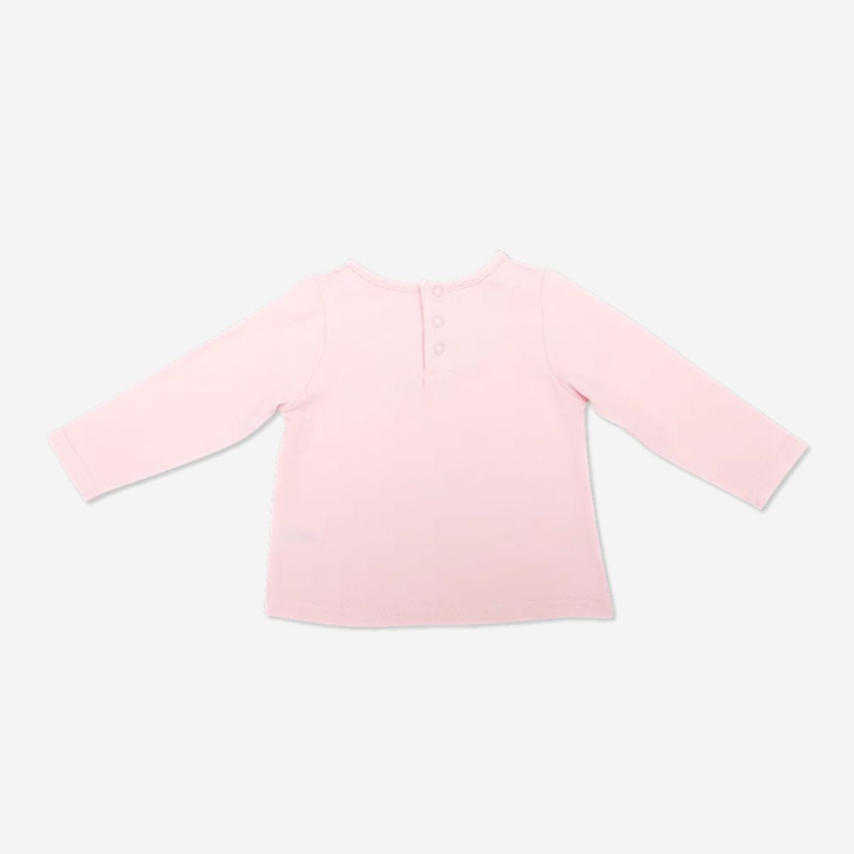 Polera De Bebé Niña Manga Larga Rosado - Louicid