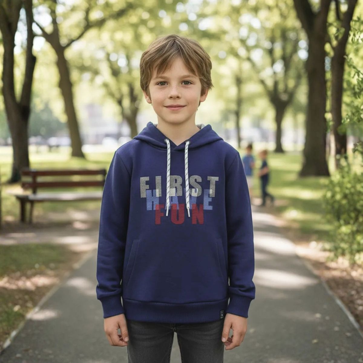 Polerón De Niño Pillin Apache Wild Collection Parque - Louicid