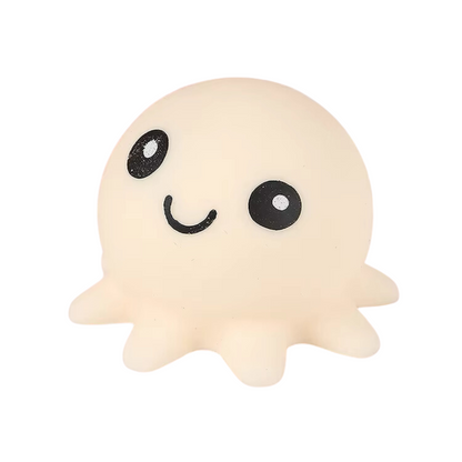 Pulpos Squishy Antiestrés Para Niños Y Adultos Beige - Louicid