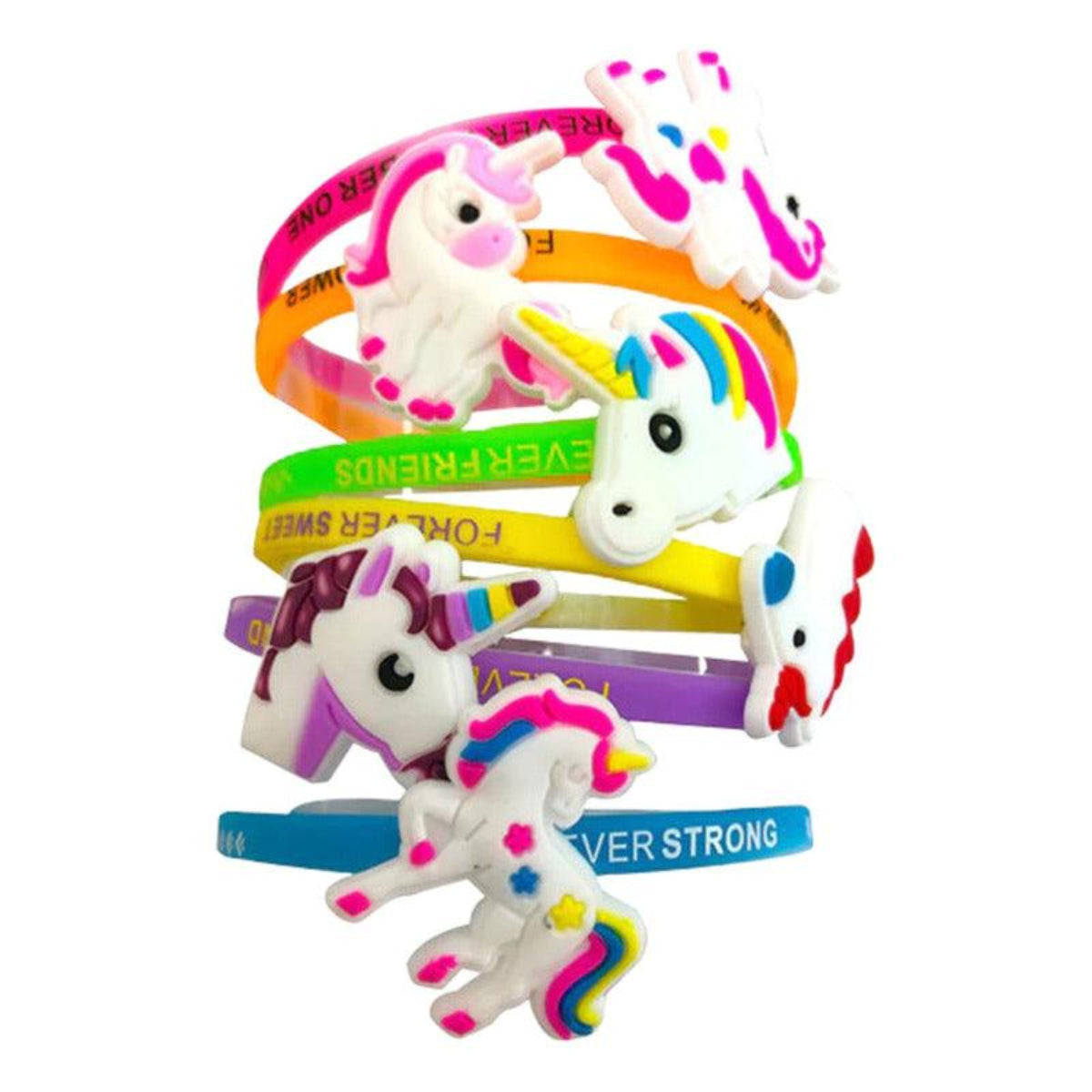 Pulsera Unicornio 6pcs Accesorio Sorpresa Para Cumpleaños - Louicid