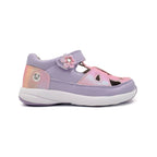 Sandalia Bebé Niña Lila Flor Lateral - Louicid