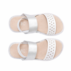 Sandalia Niña Blanca Con Estrellas Superior - Louicid