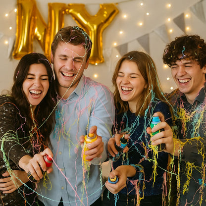 Serpentina En Spray De 250ml Para Navidad & Año Nuevo - Louicid