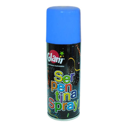 Serpentina En Spray De 250ml Para Navidad & Año Nuevo Azul - Louicid