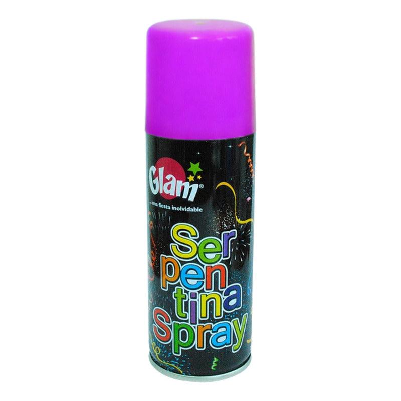 Serpentina En Spray De 250ml Para Navidad & Año Nuevo Fucsia - Louicid