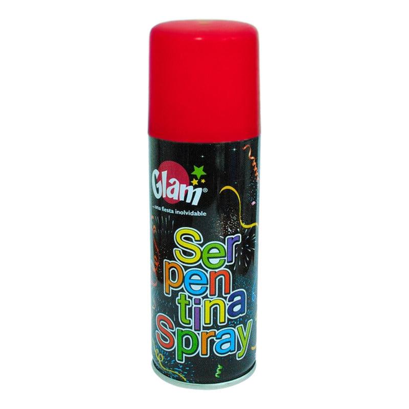 Serpentina En Spray De 250ml Para Navidad & Año Nuevo Rojo - Louicid