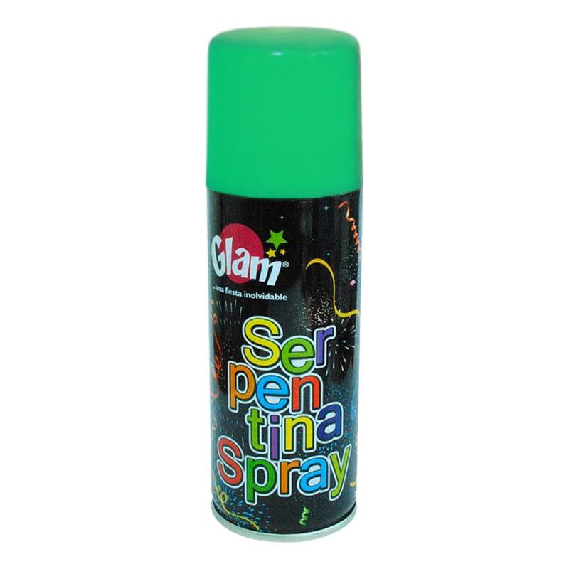 Serpentina En Spray De 250ml Para Navidad & Año Nuevo Verde - Louicid