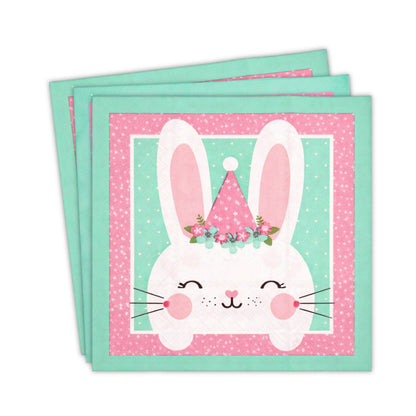 Servilleta Conejita Feliz Para Pascua 20 Piezas - Louicid