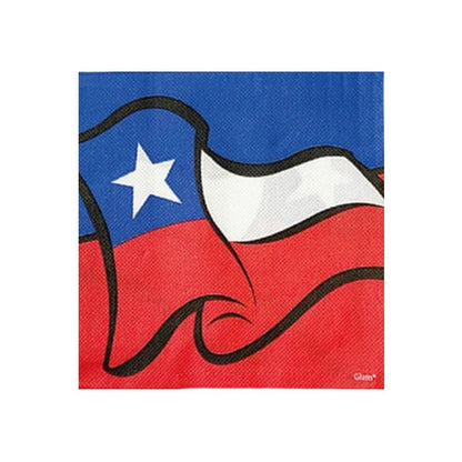 Servilletas Bandera Chilena Fiestas Patrias - Louicid