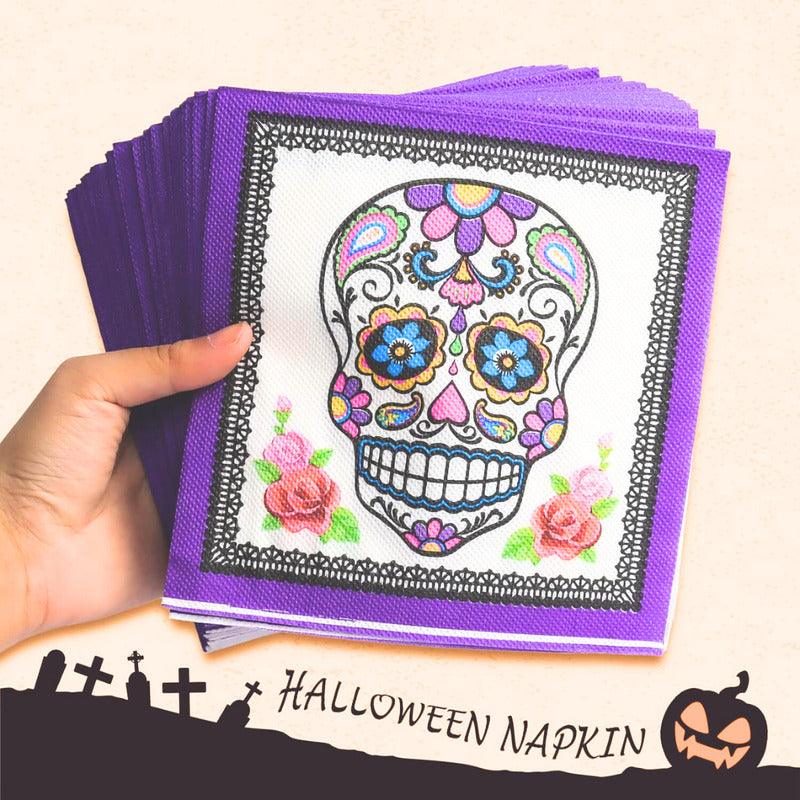 Servilletas De Papel Catrina 10pcs Halloween Big Party - Louicid