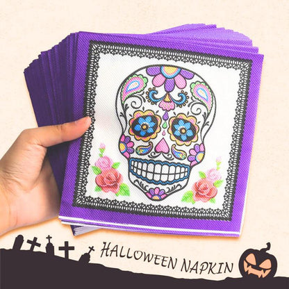 Servilletas De Papel Catrina 10pcs Halloween Big Party - Louicid