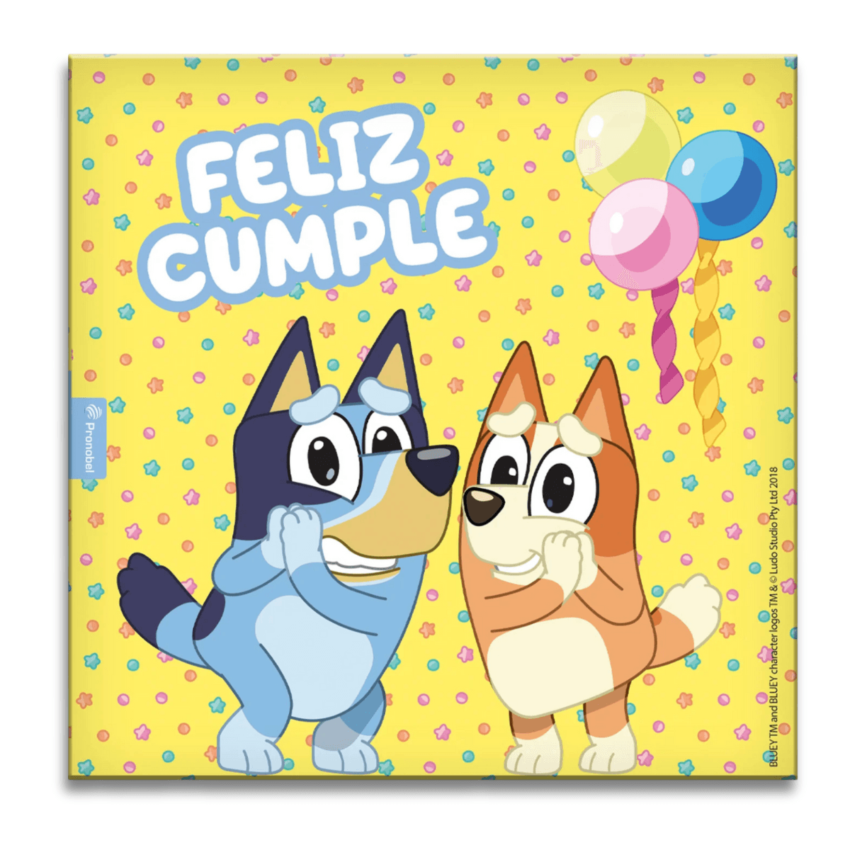 Set 10 Servilletas Bluey 33x33cm Para Cumpleaños - Louicid
