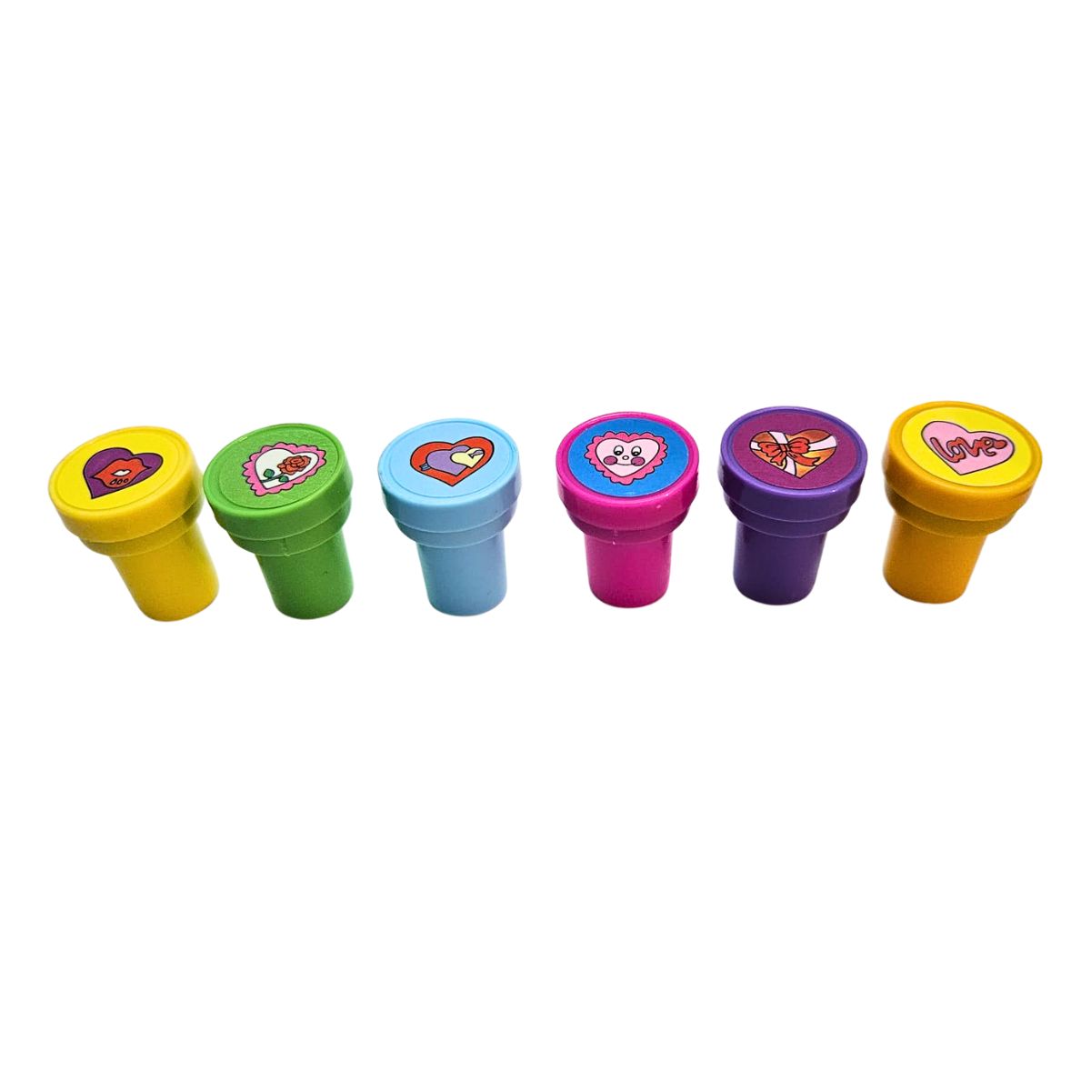 Set 12 Timbres Corazón para Sorpresas Cumpleaños - Louicid