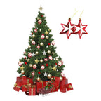 Set 2 Estrellas Hexagrama Adorno Navideño Para Arbolito - Louicid