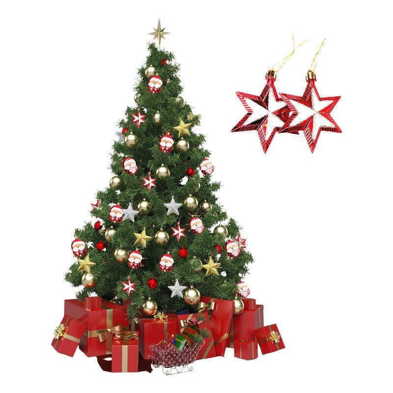 Set 2 Estrellas Hexagrama Adorno Navideño Para Arbolito - Louicid