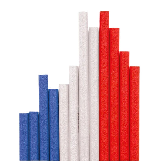 Set 24 Bombillas De Papel Tricolor Fiestas Patrias - Louicid