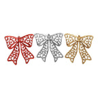 Set 3 Lazos Tricolor Adorno Navideño Para Arbolito - Louicid
