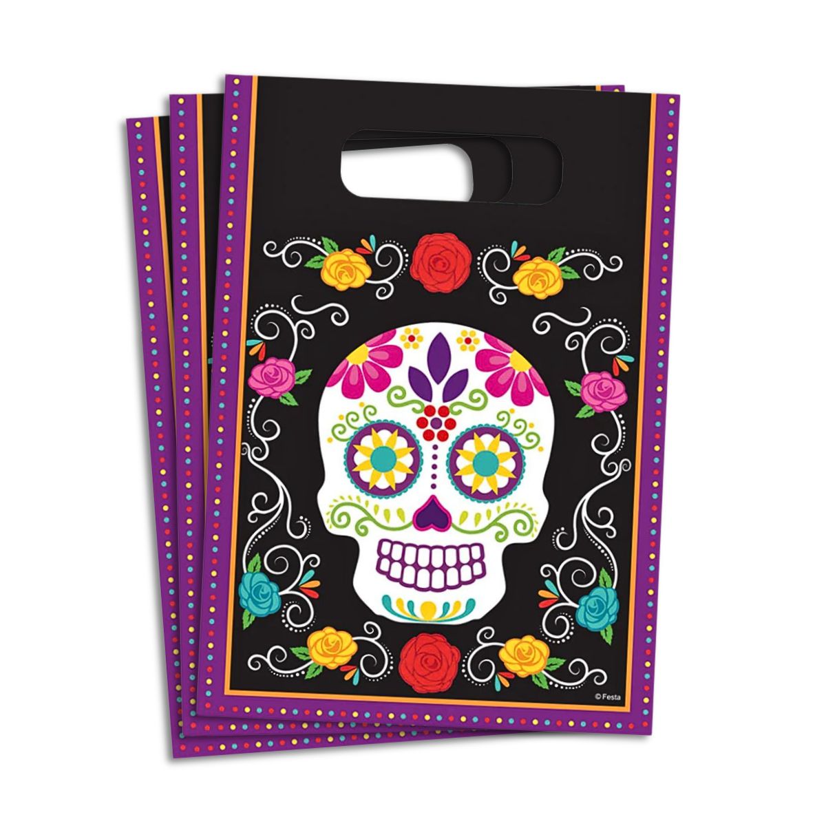 Set 6 Bolsas Catrina Para Dulces - Louicid