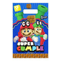 Pack 6 Bolsas para Dulces Super Mario Bros 16x25cm Fiesta Infantil - Louicid