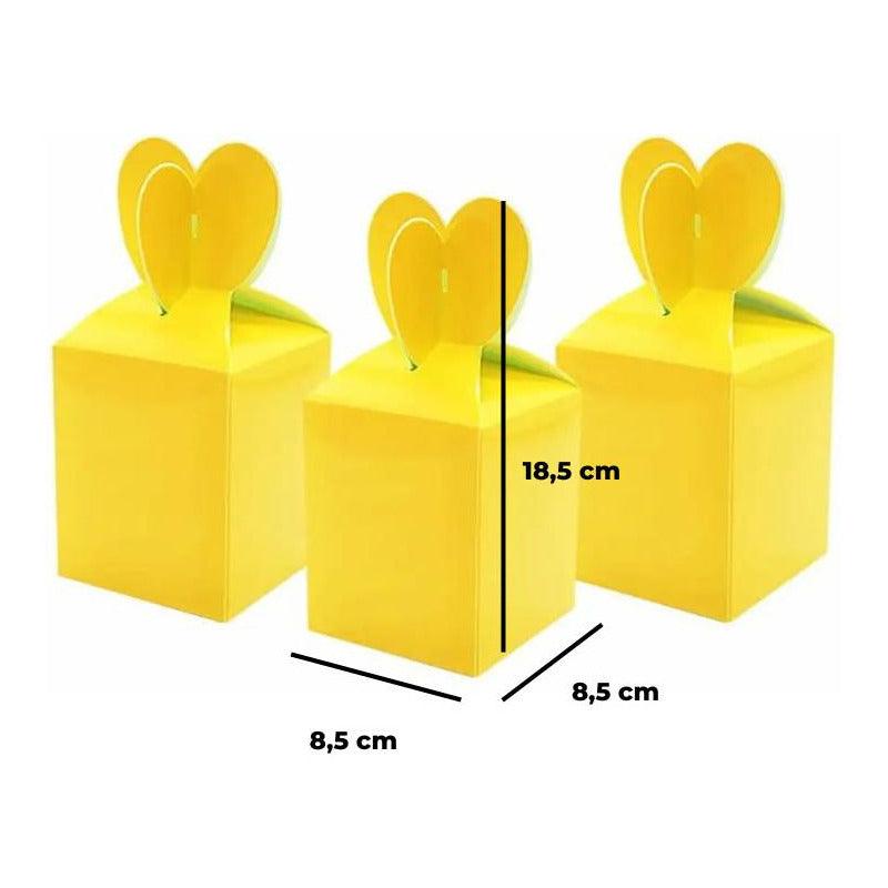 Cajitas Corazón 6pcs De Color Pastel Para Regalos Belina - Louicid