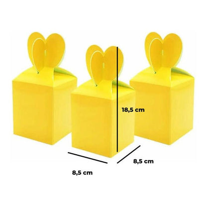 Cajitas Corazón 6pcs De Color Pastel Para Regalos Belina - Louicid