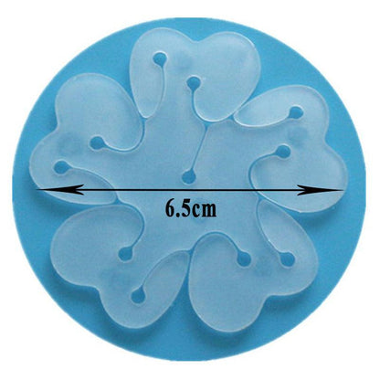 Set De 6 Moldes Plásticos Para Hacer Flores De Globos - Louicid