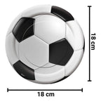 Plato De Cartón Pelota Futbol 6uds Para Cumpleaños - Louicid