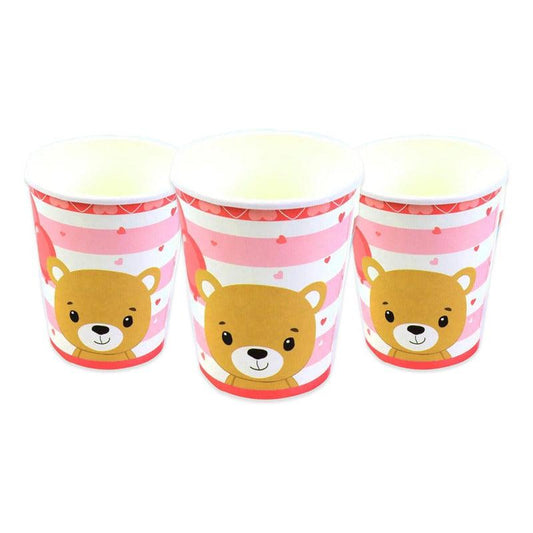 Pack Vasos Osito 6pcs Para Celebraciones - Louicid