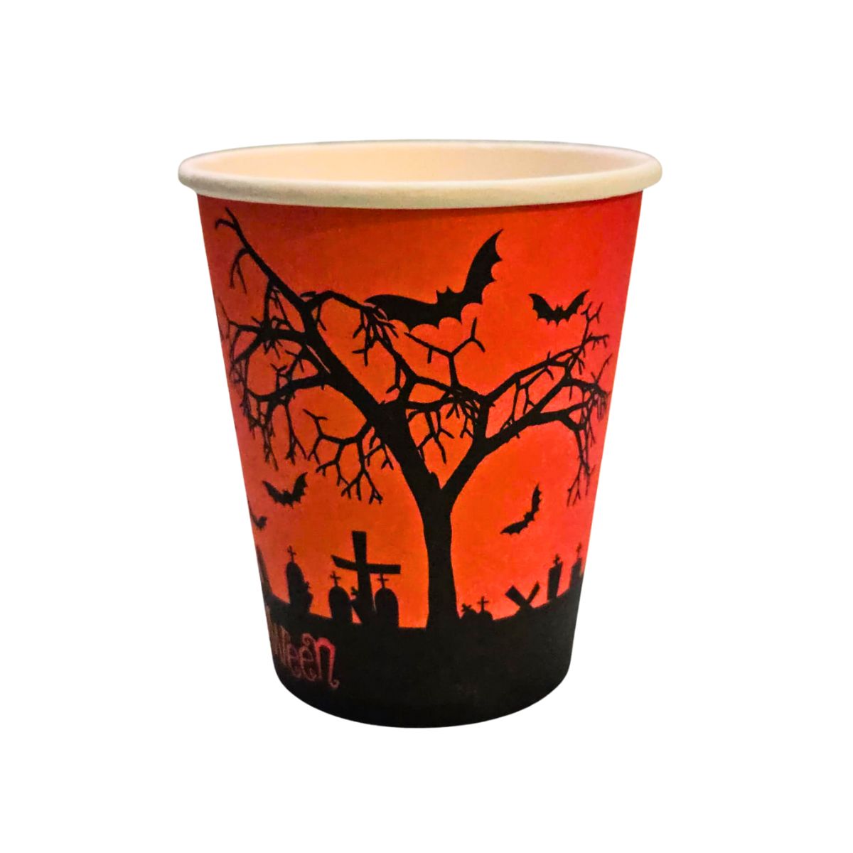 Set 6 Vasos Happy Halloween Arbol - Louicid