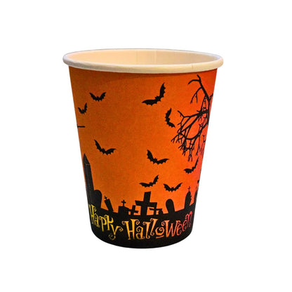 Set 6 Vasos Happy Halloween Murcielagos - Louicid