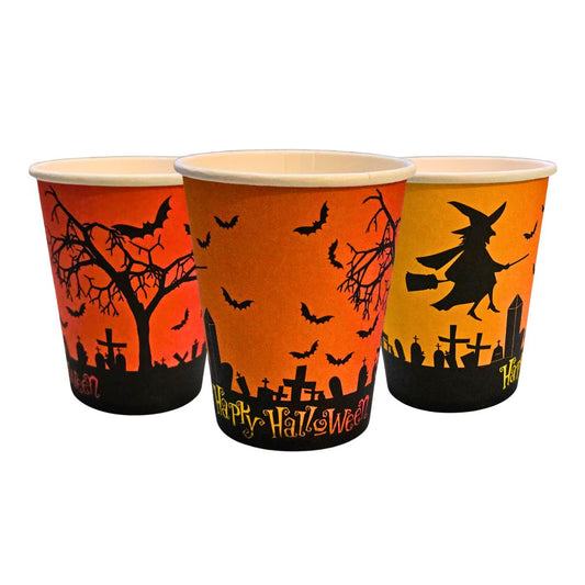 Set 6 Vasos Happy Halloween Diseños - Louicid