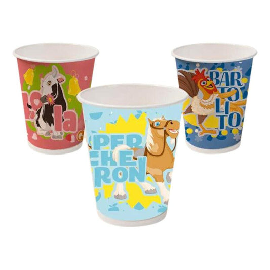 Vasos La Granja De Zenón 6pcs Para Cumpleaños Party Express - Louicid