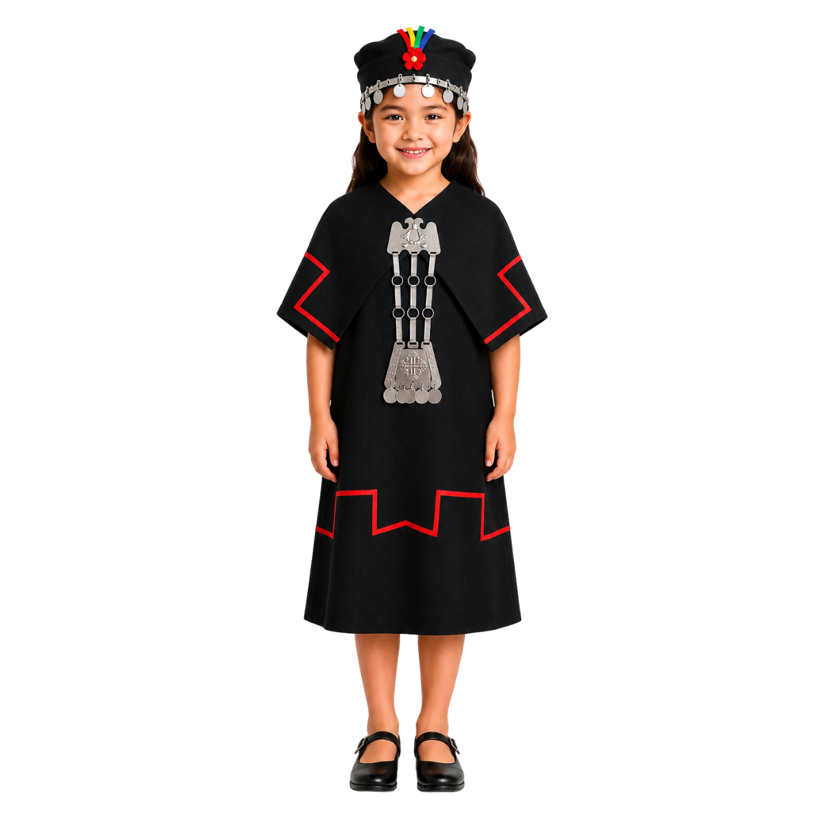 Set Accesorio Mapuche Trapelacucha Y Trarilonco con vestimenta tipica - Louicid