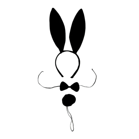 Set Conejita Negro 3 Piezas - Louicid