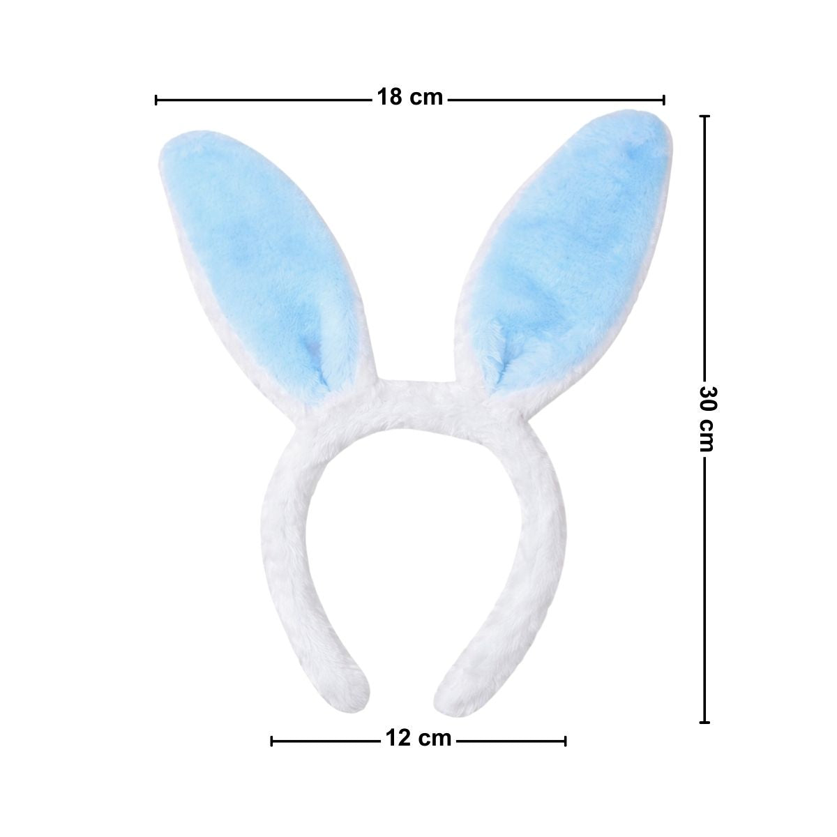 Set Conejo Pascua Celeste 3 Piezas Medidas Oreja - Louicid