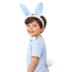 Set Conejo Pascua Celeste 3 Piezas Niño - Louicid