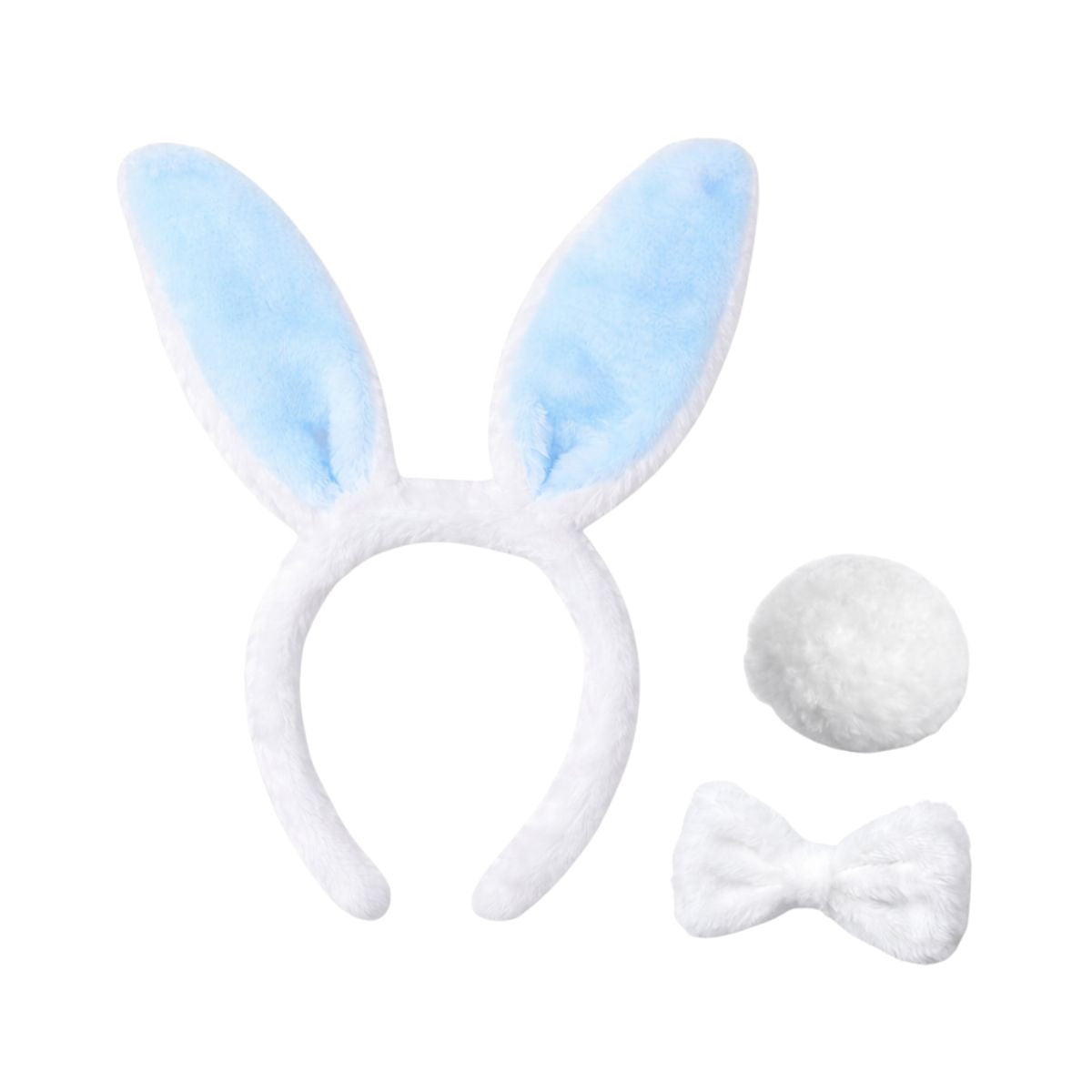 Set Oreja Conejo Pascua Celeste 3 Piezas - Louicid